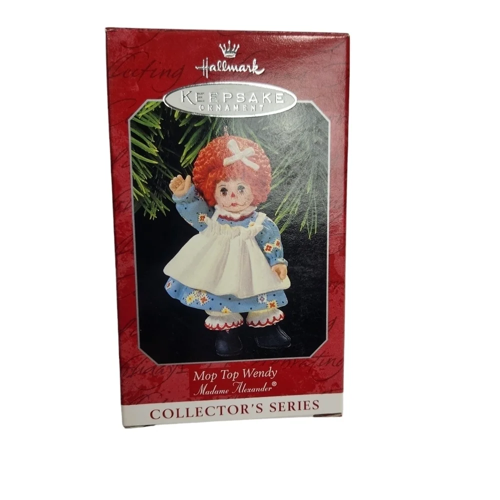Hallmark Keepsake Ornaments Vintage Mop Top Wendy 1996 Madame Alexander Doll